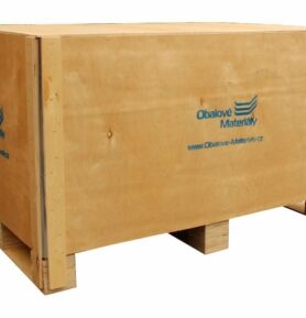 Dřevěný box S5 - 1208*808*712mm, skládací bedna s ližinou, překližka