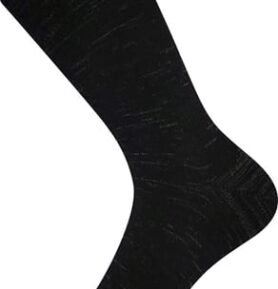 Vlněné ponožky Lonka KLIMAX černá melé 35-38 (23-25)