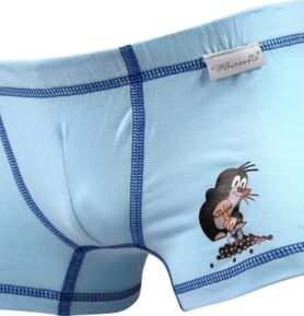 Chlapecké boxerky s Krtečkem KR 003 světle modrá 110-116