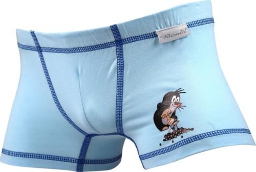 Chlapecké boxerky s Krtečkem KR 003 světle modrá 110-116