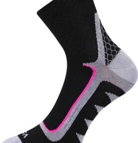 Ponožky VoXX KRYPTOX černá-magenta 35-38 (23-25)