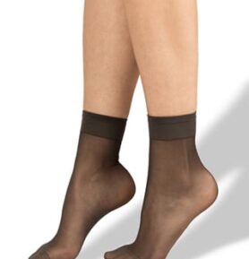 Punčochové ponožky LADY SOCKS 17 DEN / 2 páry fumo uni