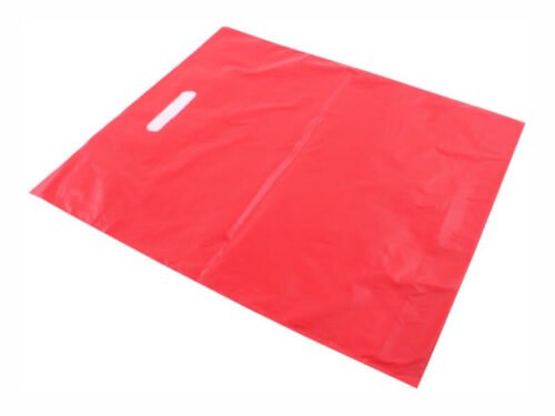 Taška LDPE 38*45+5 cm průhmat ČERVENÁ, cena za 1 kus