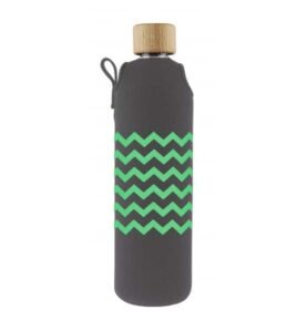 Drink it Skleněná láhev s neoprénovým obalem Lemonka 300ml
