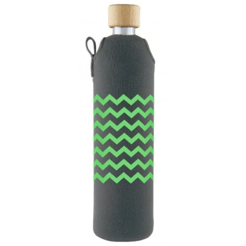 Drink it Skleněná láhev s neoprénovým obalem Lemonka 500ml