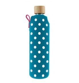 Drink it Skleněná láhev s neoprénovým obalem Lentilka300ml