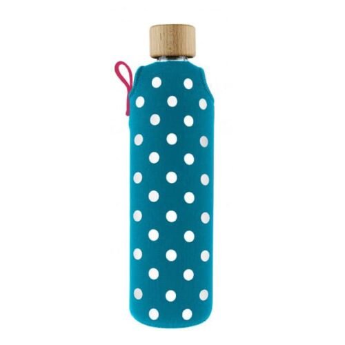 Drink it Skleněná láhev s neoprénovým obalem Lentilka300ml