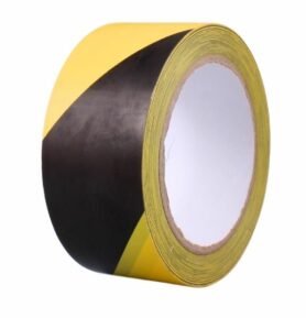 TAVOBAL Podlahová výstražná lepící páska PVC, žlutočerná, 50 mm*30 m