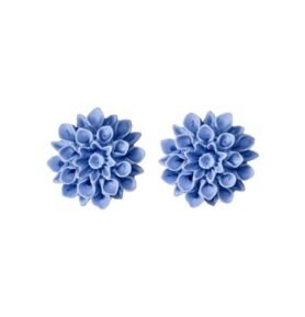 Náušnice - FLOWERSKI LIGHT DENIM LIGHT DENIM