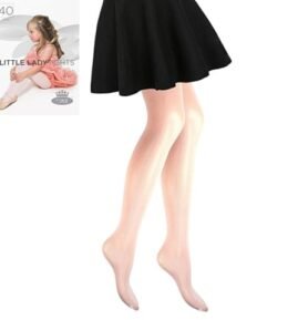 Dětské punčochové kalhoty LITTLE LADY TIGHTS 40 DEN bianco 110-116