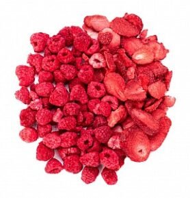 Nutty Mix lyofilizovaného ovoce (jahody a maliny), 40g