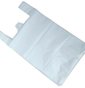 Mikroténová taška 20kg SILNÁ, 42+24*75 cm, balení blok 50 ks, bílá