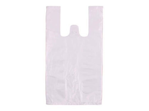 Taška 1 kg, 17+8*32 cm, balení blok 100 ks, bílá