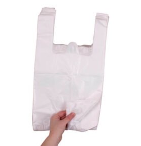 Taška 5 kg, 25+10*45 cm, balení blok 200 ks, bílá