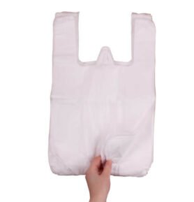 Taška 8 kg, 28+14*48 cm, balení blok 200 ks, bílá