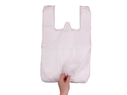 Taška 8 kg, 28+14*48 cm, balení blok 200 ks, bílá