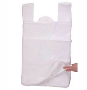 Taška 20 kg, 40+24*75 cm, balení blok 100 ks, bílá