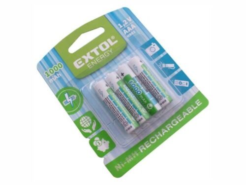 EXTOL ENERGY AAA 1000mAh 4ks 42060