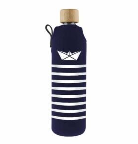 Drink it Skleněná láhev s neoprénovým obalem Námořník 300ml
