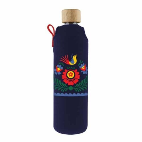 Drink it Skleněná láhev s neoprénovým obalem Napisa 300ml