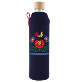 Drink it Skleněná láhev s neoprénovým obalem Napisa 500ml