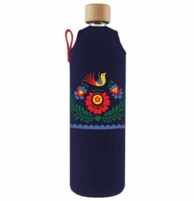 Drink it Skleněná láhev s neoprénovým obalem Napisa 700ml