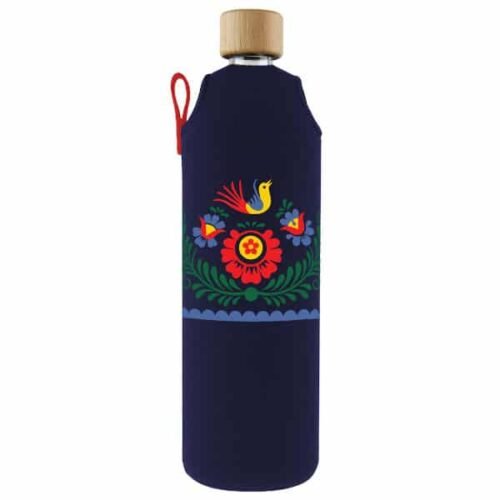 Drink it Skleněná láhev s neoprénovým obalem Napisa 700ml