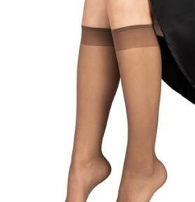 Punčochové podkolenky NYLON KNEE SOCKS  2 páry castoro uni