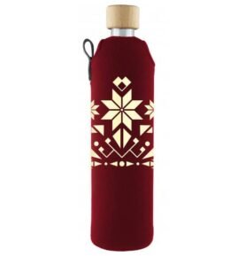 Drink it Skleněná láhev s neoprénovým obalem Norek 500ml