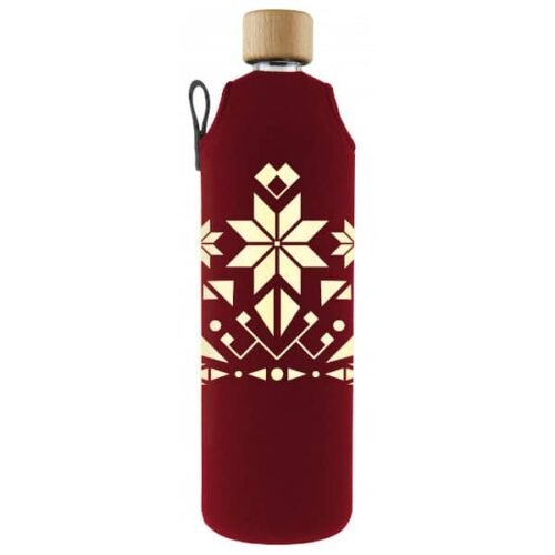 Drink it Skleněná láhev s neoprénovým obalem Norek 700ml