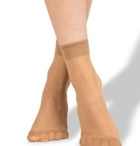Punčochové ponožky NYLON SOCKS 20 DEN / 2 páry golden uni