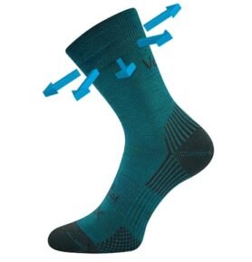 Ponožky VoXX OPTIMUS modro-zelená 39-42 (26-28)