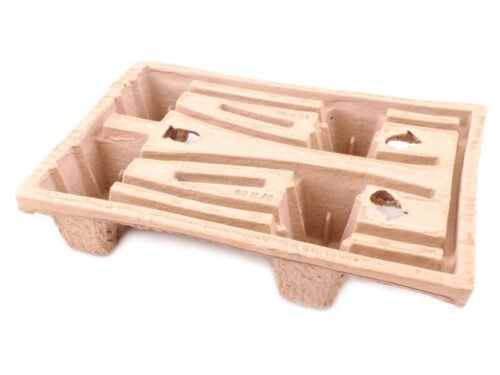 Paleta z nasávané kartonáže, 600*400*130 mm, recyklovaný papír
