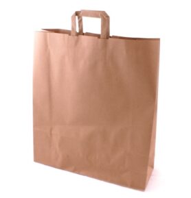 Taška 44*14*50 cm, hnědý 100% recyklovaný papír 100 g