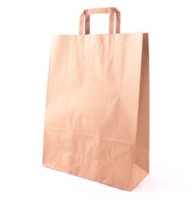 Taška 32*13*42,5 cm, hnědý sulfátový papír 100 g
