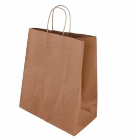 Taška 34*17*39 cm, hnědý kraftový papír 80 g