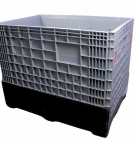 Plastový bigbox skládací 1200*800*950 mm, 3 ližiny