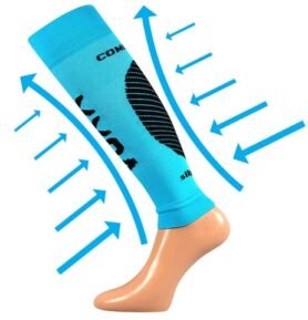 Bandáž VoXX PROTECT LÝTKO neon tyrkys L-XL