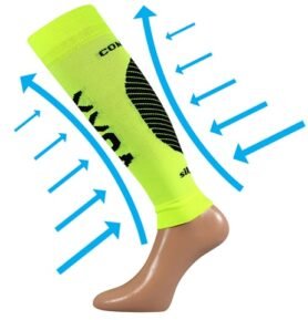 Bandáž VoXX PROTECT LÝTKO neon žlutá L-XL