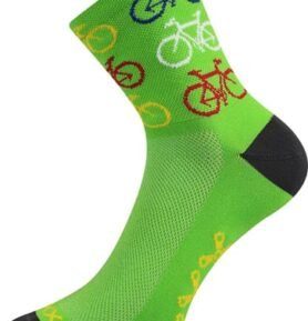 Ponožky VoXX RALF X bike/zelená 35-38 (23-25)