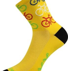 Ponožky VoXX RALF X bike/žlutá 35-38 (23-25)