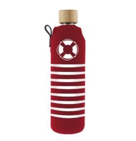 Drink it Skleněná láhev s neoprénovým obalem Rozmarné léto 300ml