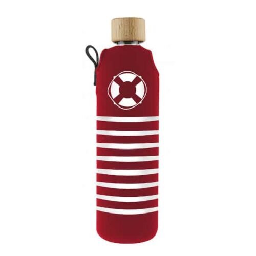 Drink it Skleněná láhev s neoprénovým obalem Rozmarné léto 300ml