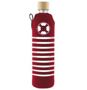 Drink it Skleněná láhev s neoprénovým obalem Rozmarné léto 500ml