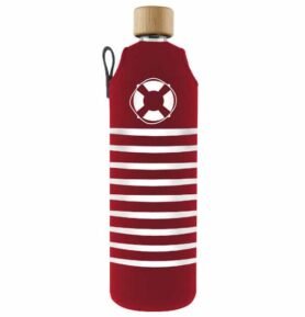Drink it Skleněná láhev s neoprénovým obalem Rozmarné léto 700ml