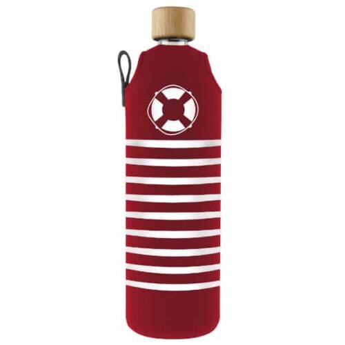 Drink it Skleněná láhev s neoprénovým obalem Rozmarné léto 700ml