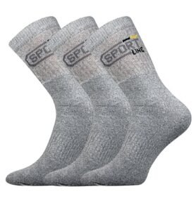 Ponožky SPOT 3 pack světle šedá 39-42 (26-28)
