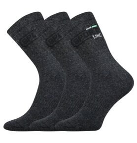 Ponožky SPOT 3 pack tmavě šedá 35-38 (23-25)
