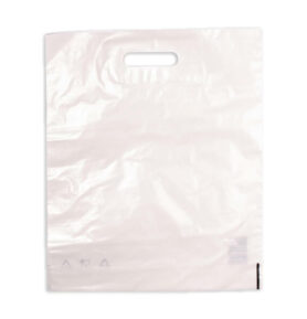 Taška LDPE 38*45+5 cm průhmat BÍLÁ, cena za 1 kus