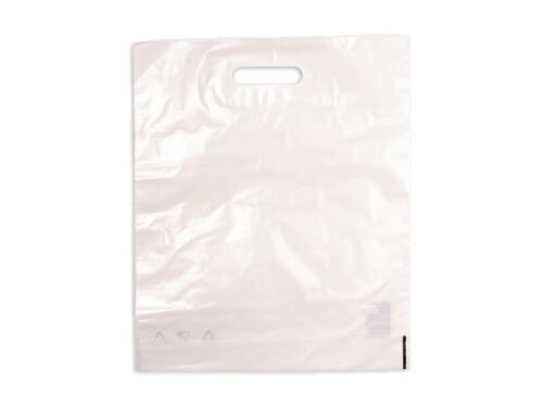 Taška LDPE 38*45+5 cm průhmat BÍLÁ, cena za 1 kus